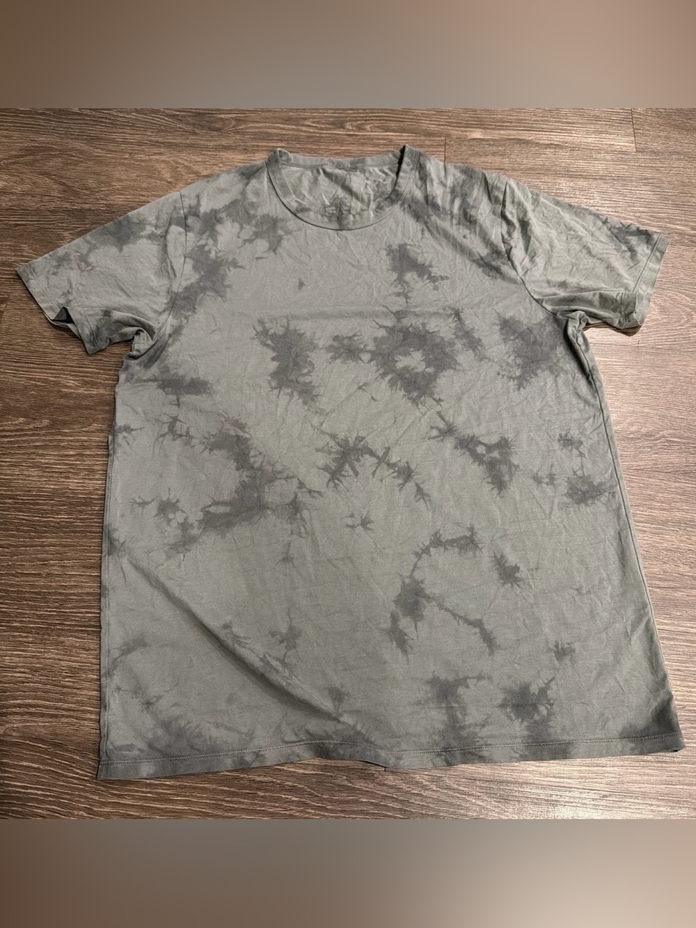 Fundamental T-shirt In New Tide Shibori Asphalt Grey